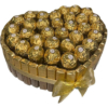 Coeur de Ferrero et Chocolats Merci