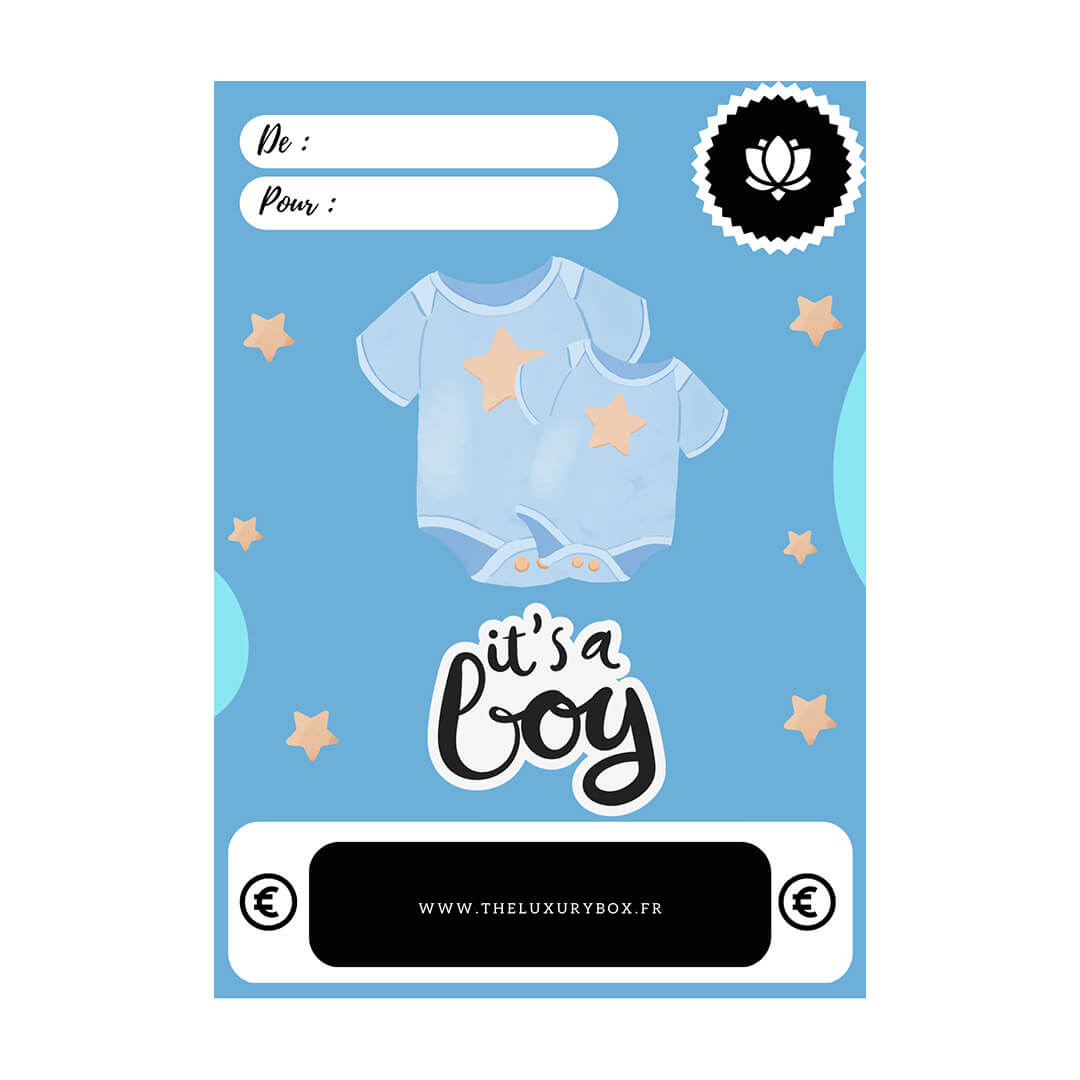 Its a Boy | The Luxury Box