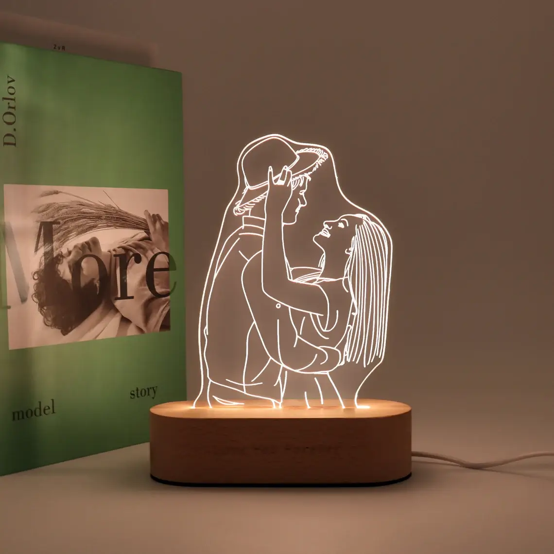 Lampe LED 3D Personnalisable 4 | The Luxury Box
