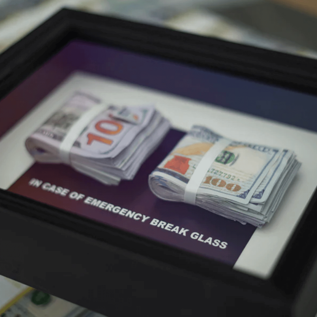Emergency 100 dollar Frame Series 8 2 | The Luxury Box