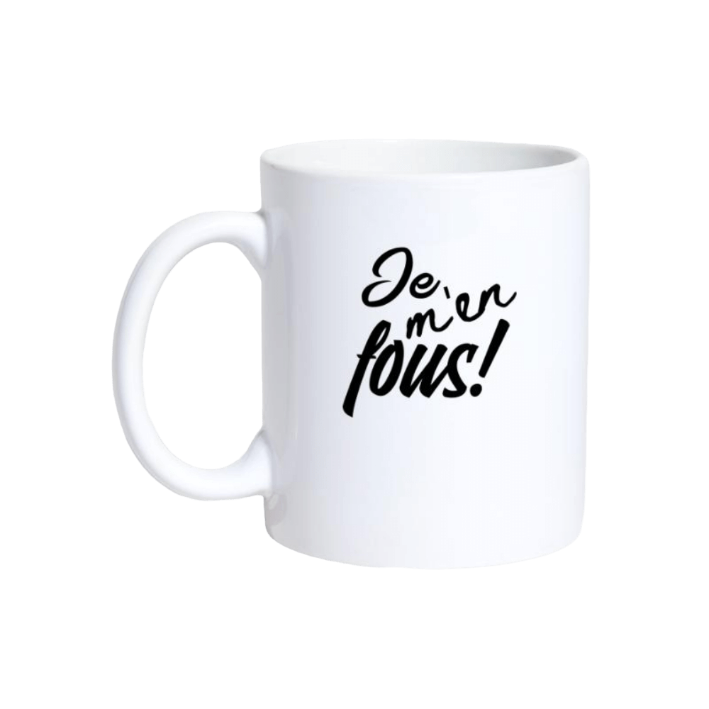 je men fous mug | The Luxury Box