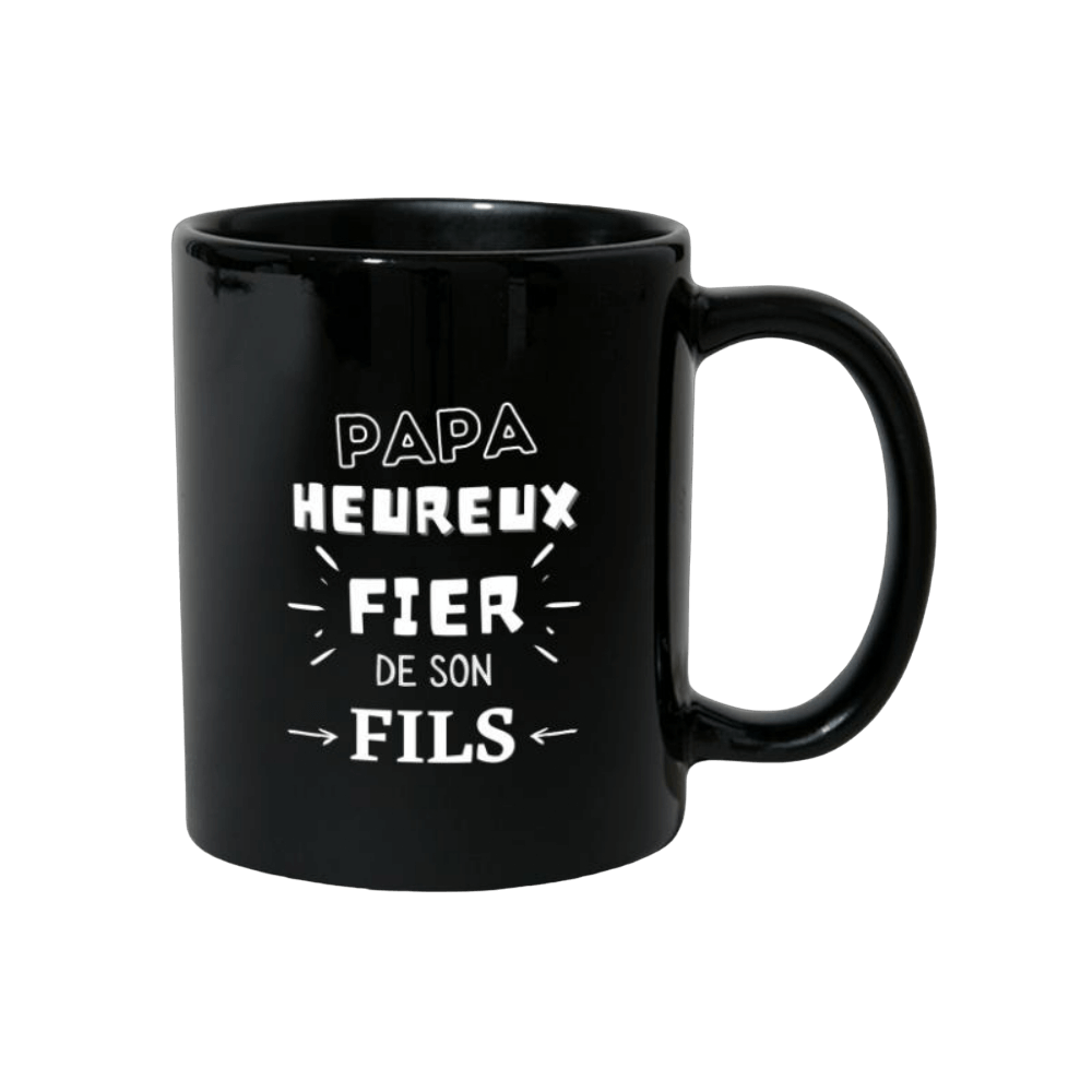 t shirt papa humour cadeau fier de son fils mug | The Luxury Box