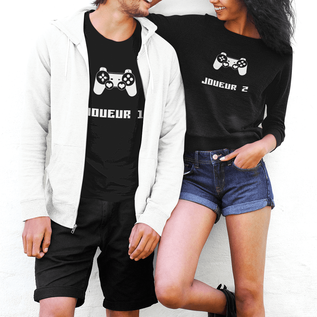 Pull couple Joueur 1 joueur 2 2 | The Luxury Box
