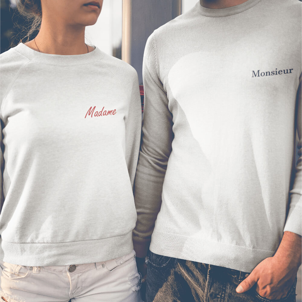 Sweat Couple Madame Monsieur | The Luxury Box