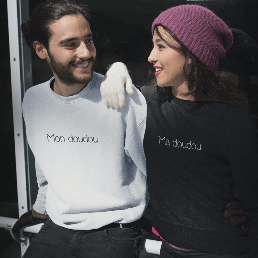 Sweat couple Mon doudou Ma doudou 2 | The Luxury Box