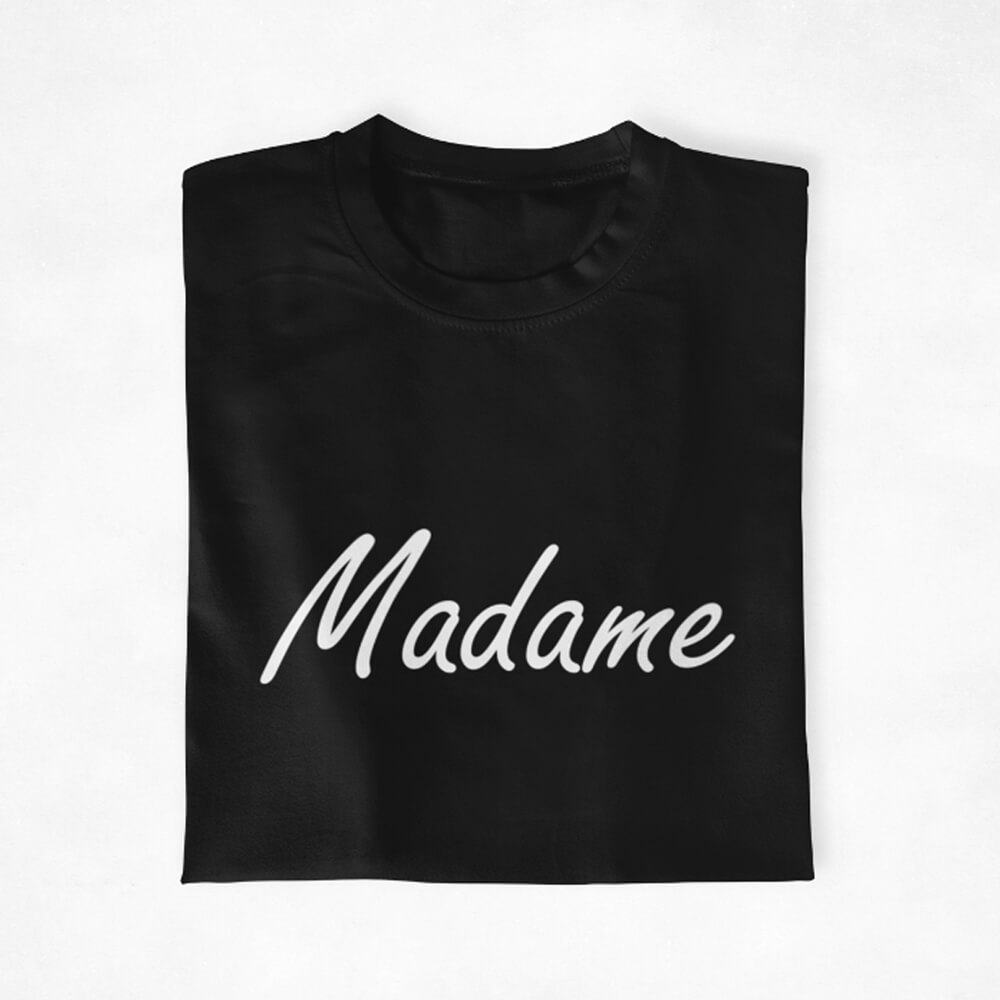 T shirt couple Madame Monsieur 2 1 | The Luxury Box