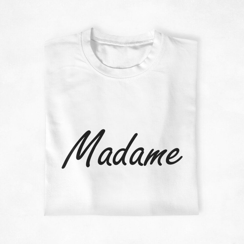 T shirt couple Madame Monsieur 2 4 | The Luxury Box