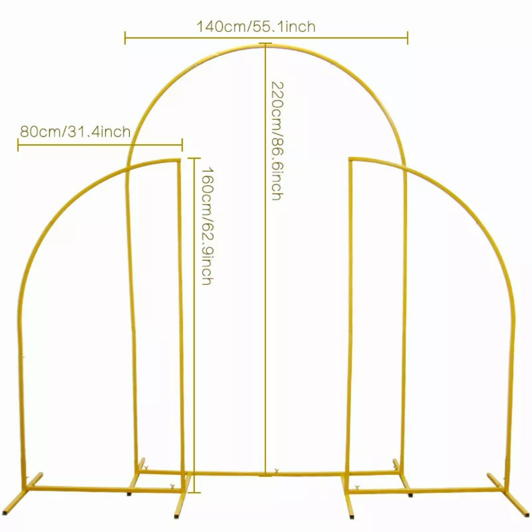 Arc de jardin en m tal pour mariage cadre ballons facile assembler pour arri re plan.png 1 | The Luxury Box