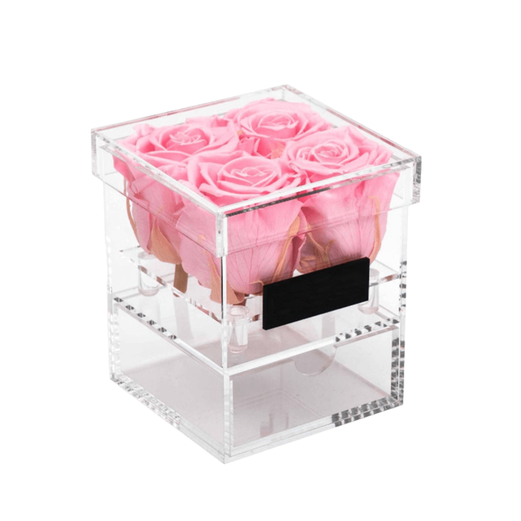 Coffret de Fleurs en Acrylique 1 | The Luxury Box