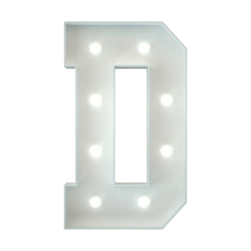 Lettre F Géante Lumineuse à DEL de 120 cm - Panneau en Lettre F Géante Lumineuse à DEL de 120 cm - Panneau en