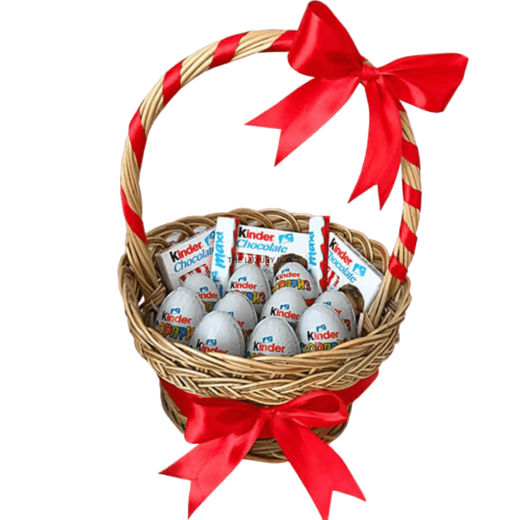 Panier de chocolats Kinder 3 | The Luxury Box