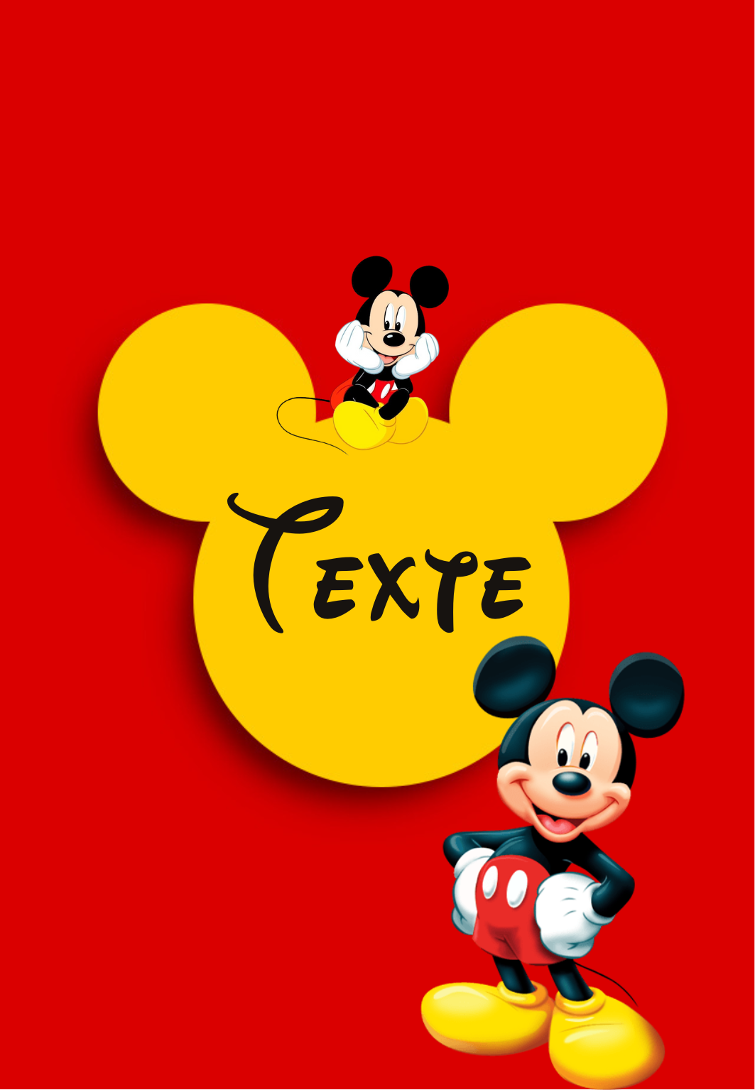 Papeterie Theme Mickey | The Luxury Box