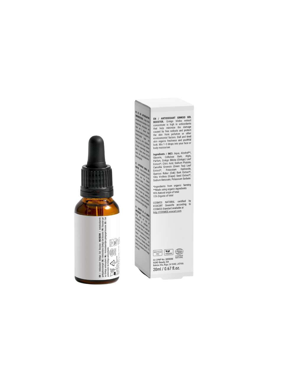 Gel Booster au ginkgo antioxydant 20 ml 6 | The Luxury Box